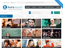 Tablet Screenshot of kurssepeti.com